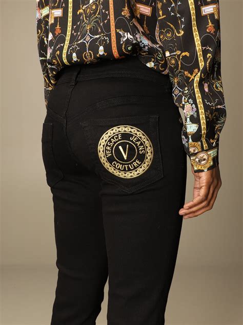 giunotto jeans donna versace jeans coture|versace jeans black.